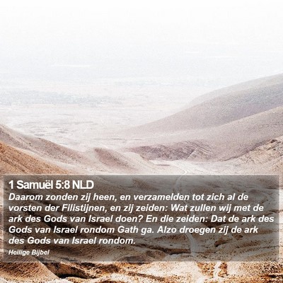1 Samuël 5:8 NLD Bible Verse Image