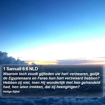 1 Samuël 6:6 NLD Bible Verse Image