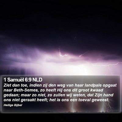 1 Samuël 6:9 NLD Bible Verse Image