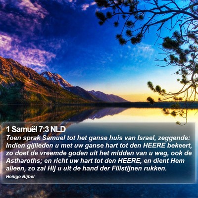 1 Samuël 7:3 NLD Bible Verse Image