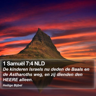 1 Samuël 7:4 NLD Bible Verse Image
