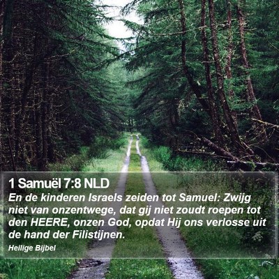 1 Samuël 7:8 NLD Bible Verse Image
