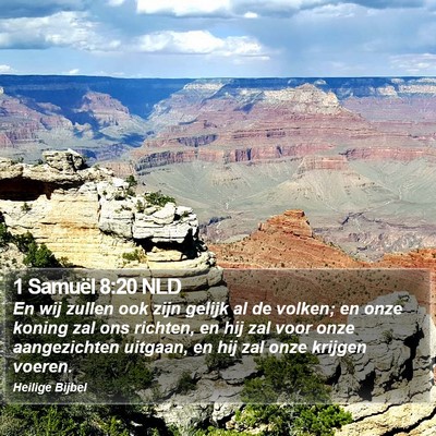 1 Samuël 8:20 NLD Bible Verse Image