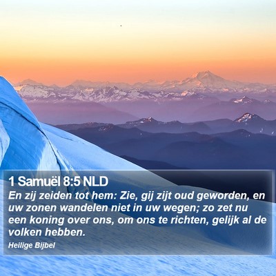 1 Samuël 8:5 NLD Bible Verse Image