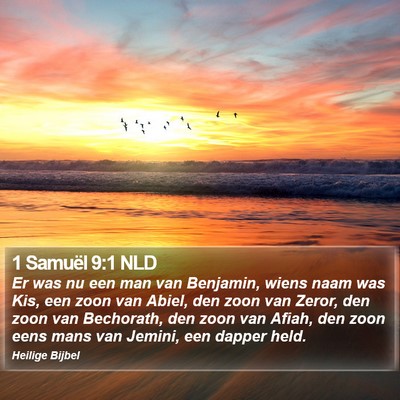 1 Samuël 9:1 NLD Bible Verse Image