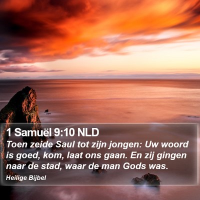 1 Samuël 9:10 NLD Bible Verse Image