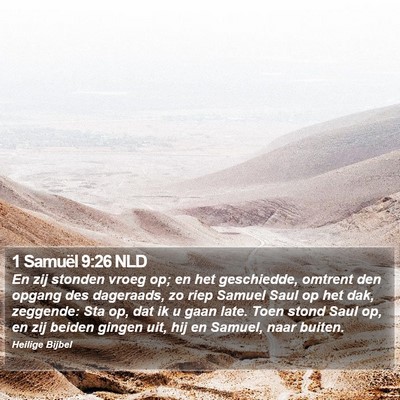 1 Samuël 9:26 NLD Bible Verse Image