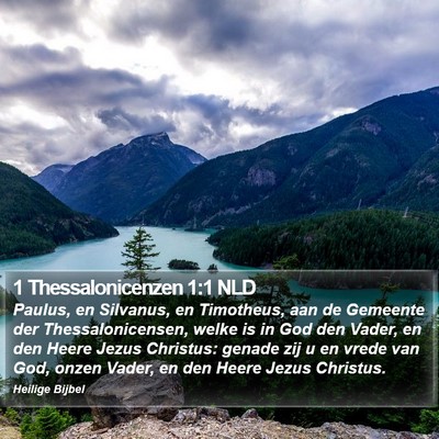 1 Thessalonicenzen 1:1 NLD Bible Verse Image