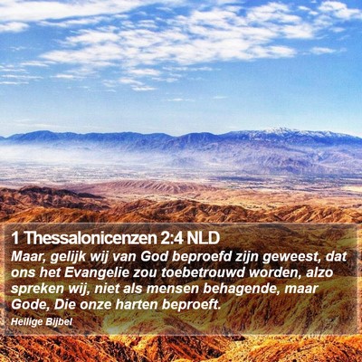 1 Thessalonicenzen 2:4 NLD Bible Verse Image