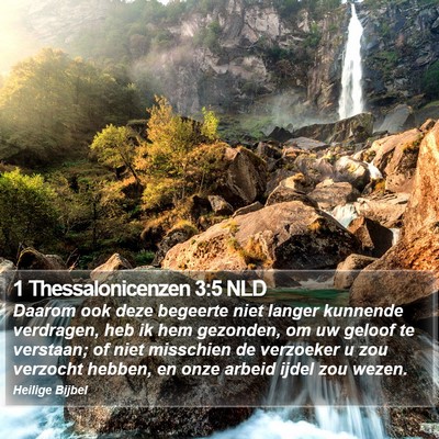 1 Thessalonicenzen 3:5 NLD Bible Verse Image