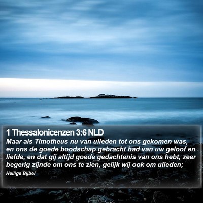 1 Thessalonicenzen 3:6 NLD Bible Verse Image