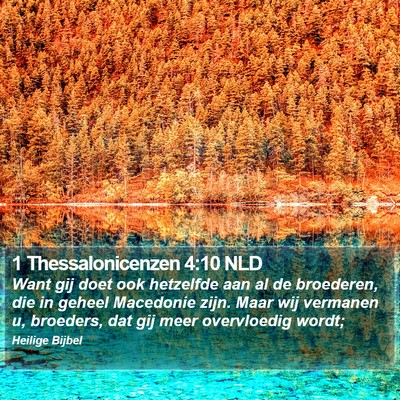 1 Thessalonicenzen 4:10 NLD Bible Verse Image