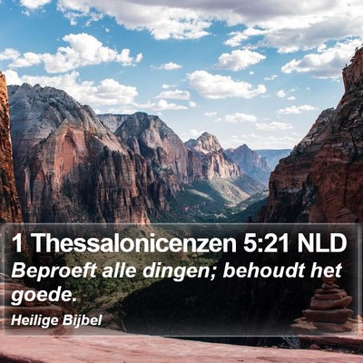 1 Thessalonicenzen 5:21 NLD Bible Verse Image