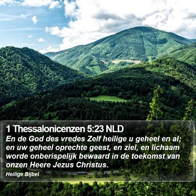 1 Thessalonicenzen 5:23 NLD Bible Verse Image