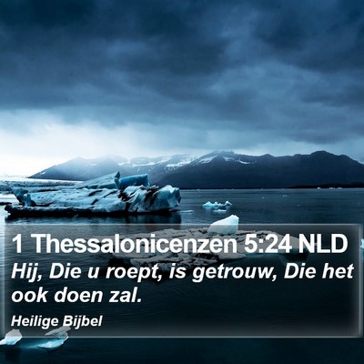 1 Thessalonicenzen 5:24 NLD Bible Verse Image
