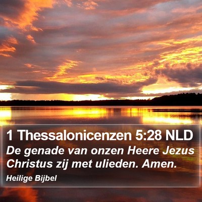 1 Thessalonicenzen 5:28 NLD Bible Verse Image