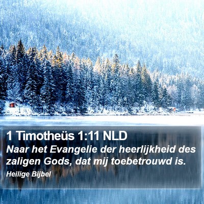 1 Timotheüs 1:11 NLD Bible Verse Image