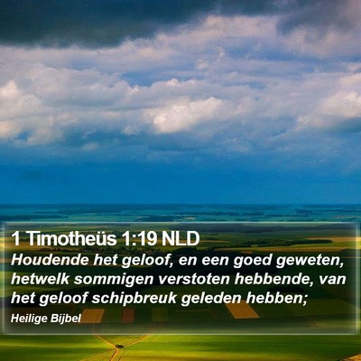 1 Timotheüs 1:19 NLD Bible Verse Image
