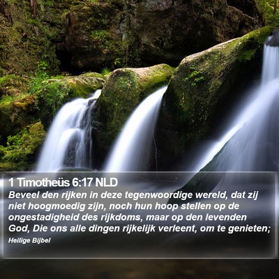 1 Timotheüs 6:17 NLD Bible Verse Image