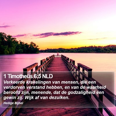 1 Timotheüs 6:5 NLD Bible Verse Image