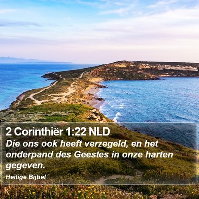 2 Corinthiër 1:22 NLD Bible Verse Image