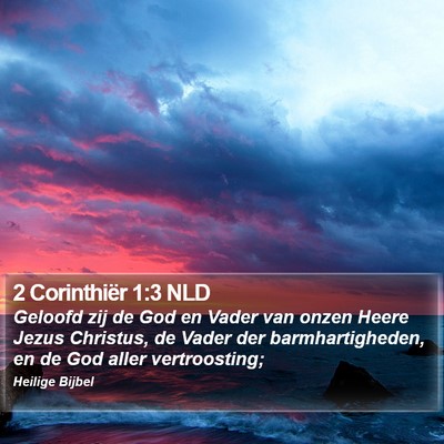 2 Corinthiër 1:3 NLD Bible Verse Image