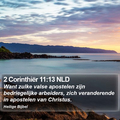 2 Corinthiër 11:13 NLD Bible Verse Image