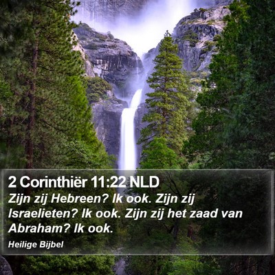 2 Corinthiër 11:22 NLD Bible Verse Image