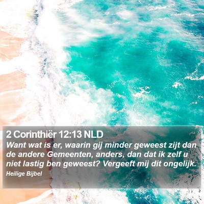 2 Corinthiër 12:13 NLD Bible Verse Image