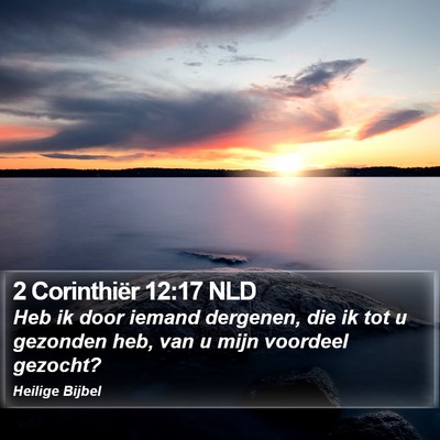 2 Corinthiër 12:17 NLD Bible Verse Image