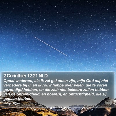 2 Corinthiër 12:21 NLD Bible Verse Image