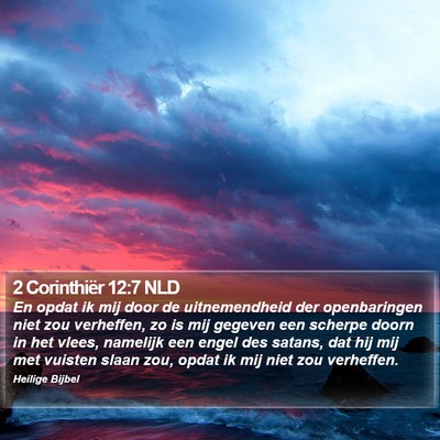 2 Corinthiër 12:7 NLD Bible Verse Image