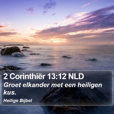 2 Corinthiër 13:12 NLD Bible Verse Image