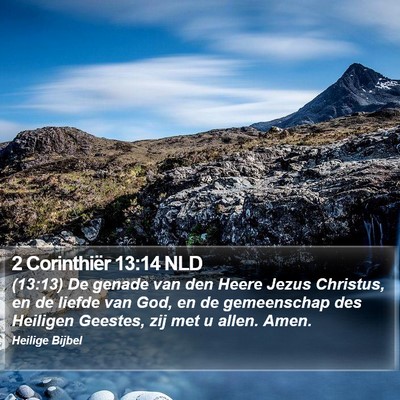 2 Corinthiër 13:14 NLD Bible Verse Image