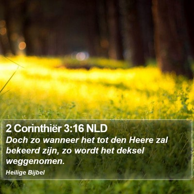 2 Corinthiër 3:16 NLD Bible Verse Image