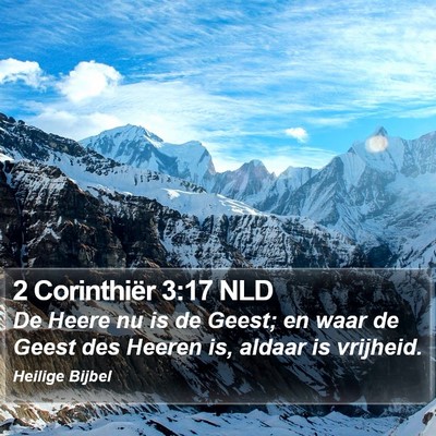 2 Corinthiër 3:17 NLD Bible Verse Image
