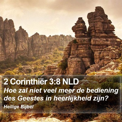 2 Corinthiër 3:8 NLD Bible Verse Image