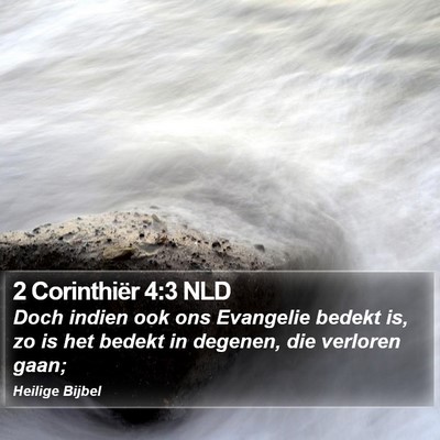 2 Corinthiër 4:3 NLD Bible Verse Image