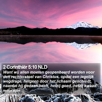 2 Corinthiër 5:10 NLD Bible Verse Image
