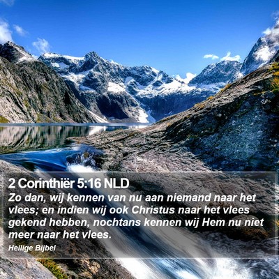 2 Corinthiër 5:16 NLD Bible Verse Image