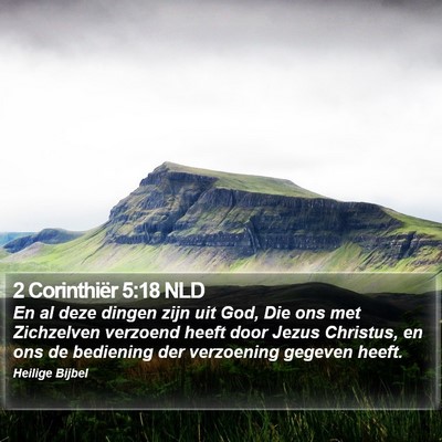 2 Corinthiër 5:18 NLD Bible Verse Image