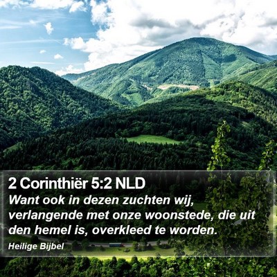 2 Corinthiër 5:2 NLD Bible Verse Image