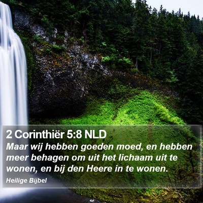 2 Corinthiër 5:8 NLD Bible Verse Image