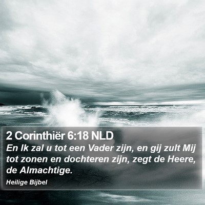 2 Corinthiër 6:18 NLD Bible Verse Image