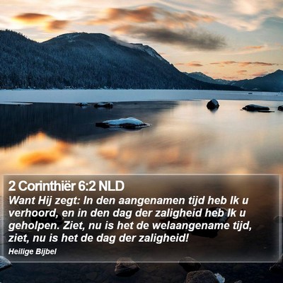 2 Corinthiër 6:2 NLD Bible Verse Image