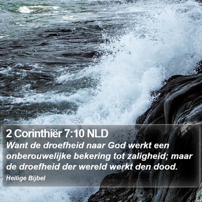 2 Corinthiër 7:10 NLD Bible Verse Image
