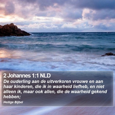 2 Johannes 1:1 NLD Bible Verse Image