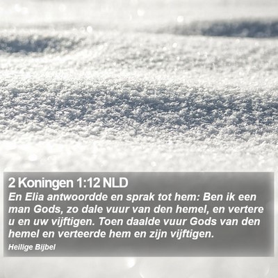 2 Koningen 1:12 NLD Bible Verse Image