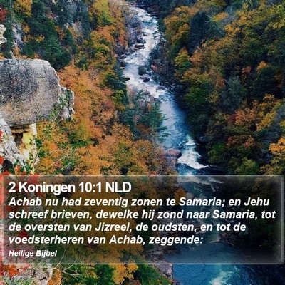 2 Koningen 10:1 NLD Bible Verse Image