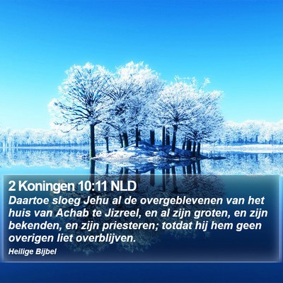 2 Koningen 10:11 NLD Bible Verse Image